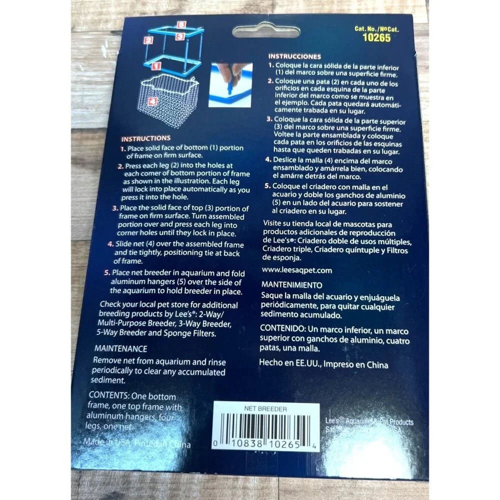 Fish Net Breeder With Frame Style Features For Aquarium Fry Separation